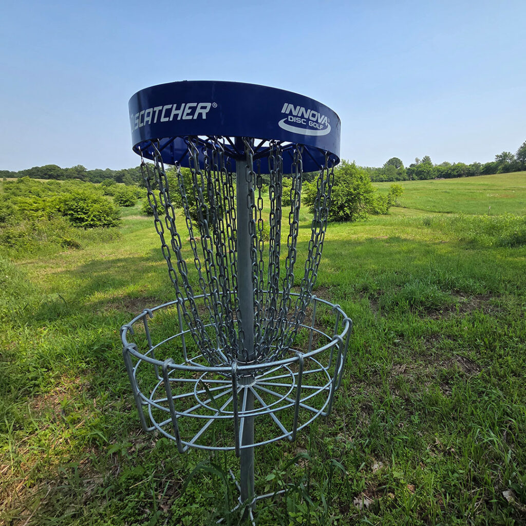 disc golf basket