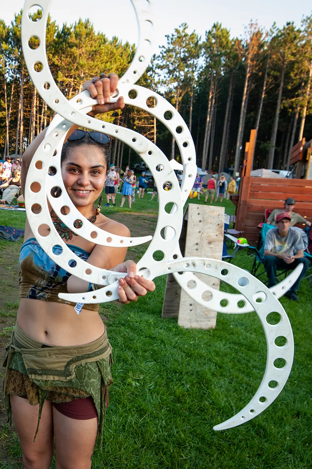 young woman with art at The Pines Eau Claire WI