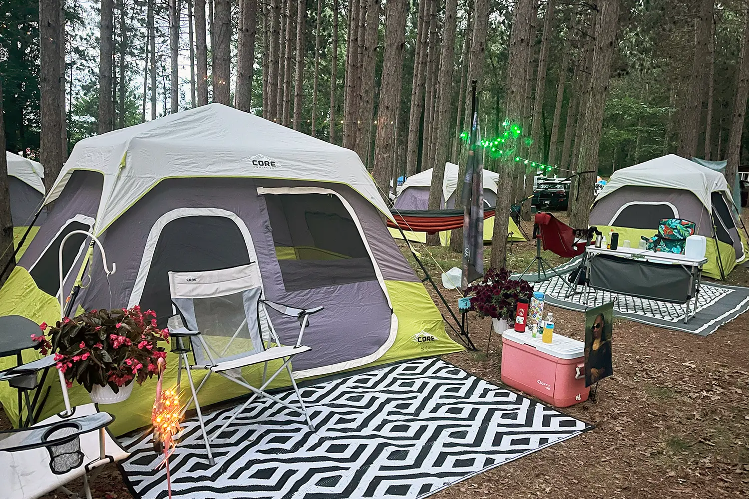 camping at the pines music park eau claire, wi