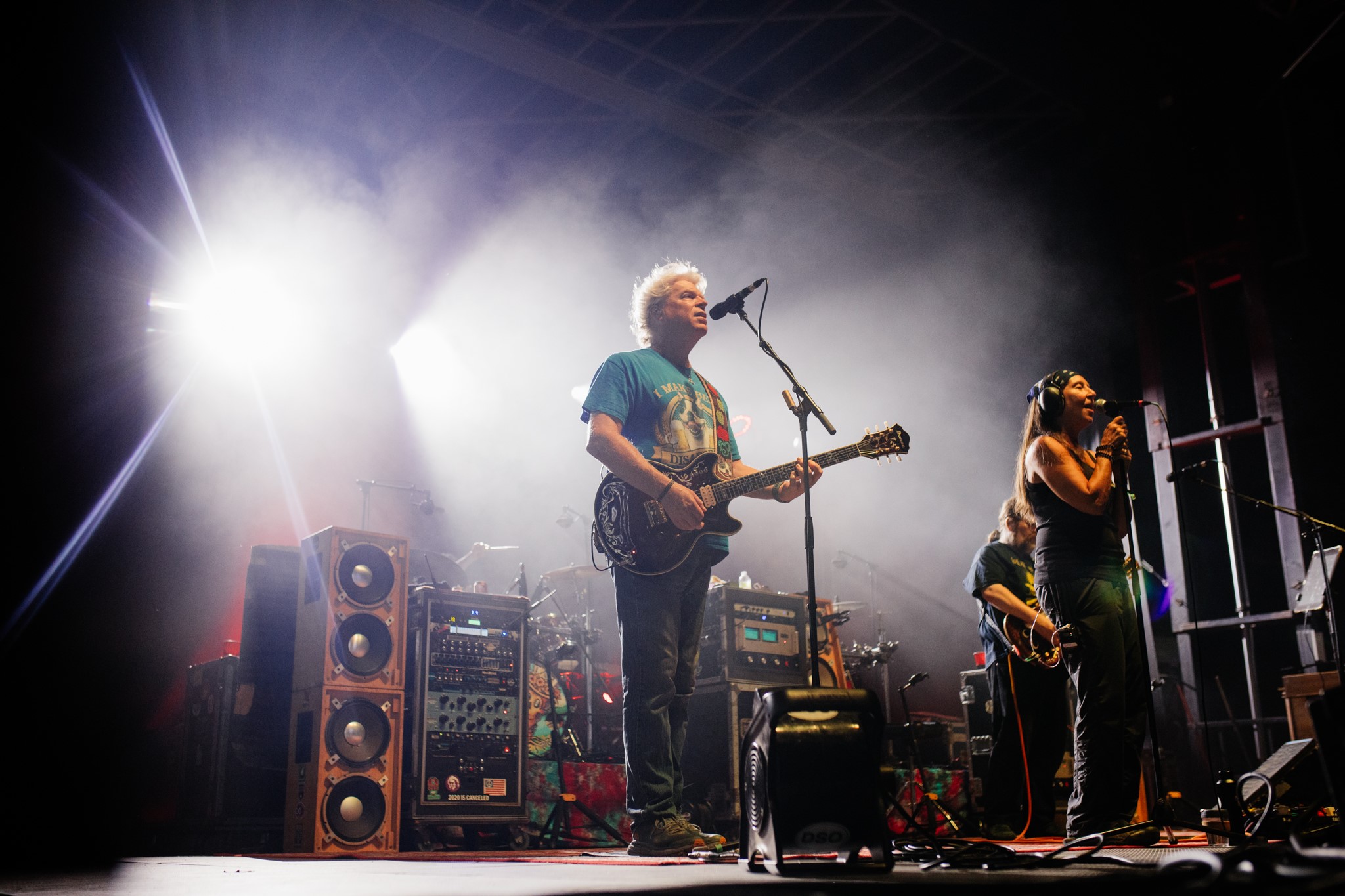 band playing on stage